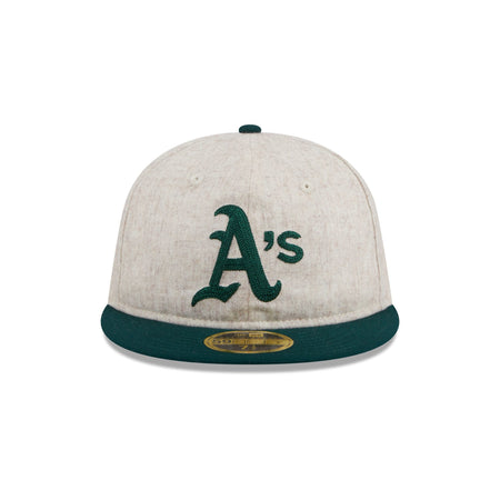 Oakland Athletics Melton Wool Retro Crown 59FIFTY Fitted Hat