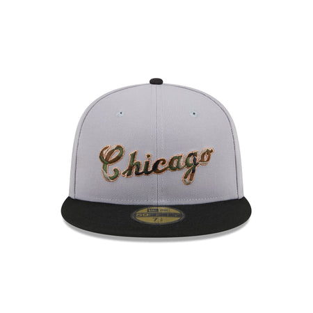 Chicago White Sox Camo Fill 59FIFTY Fitted Hat