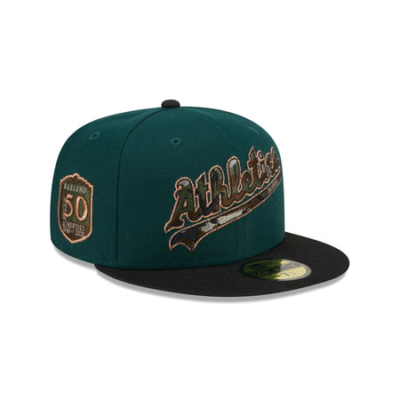 Oakland Athletics Camo Fill 59FIFTY Fitted Hat