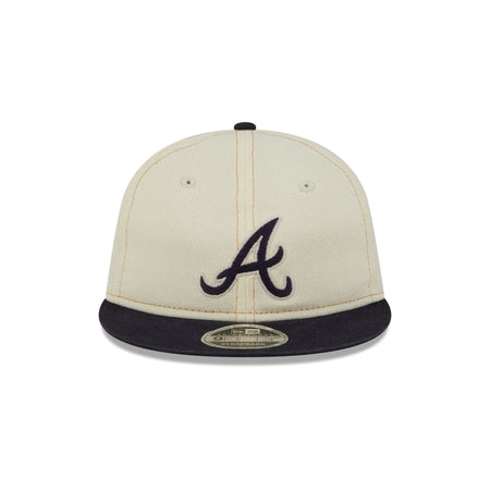 Atlanta Braves Chrome Denim Retro Crown 9FIFTY Adjustable Hat