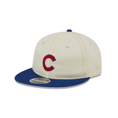 Chicago Cubs Chrome Denim Retro Crown 9FIFTY Adjustable Hat