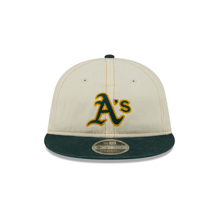 Oakland Athletics Chrome Denim Retro Crown 9FIFTY Adjustable Hat