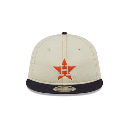 Houston Astros Chrome Denim Retro Crown 9FIFTY Adjustable Hat