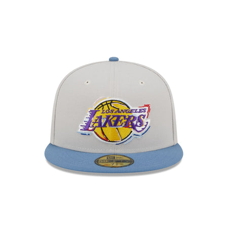 Los Angeles Lakers Color Brush 59FIFTY Fitted Hat
