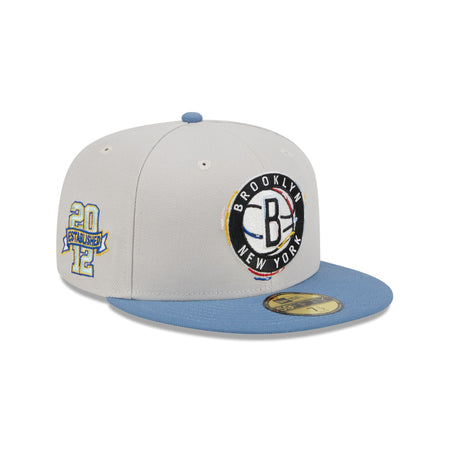 Brooklyn Nets Color Brush 59FIFTY Fitted Hat