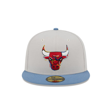 Chicago Bulls Color Brush 59FIFTY Fitted Hat