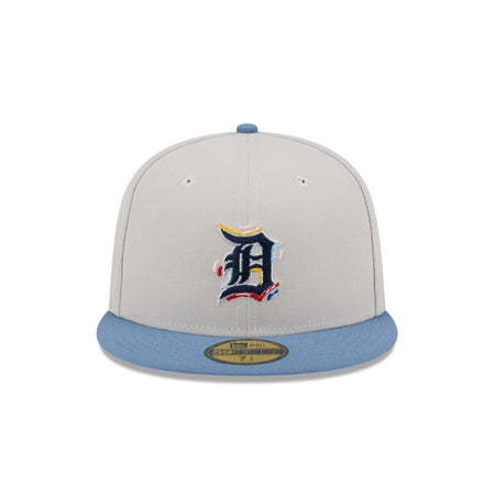 Detroit Tigers Color Brush 59FIFTY Fitted Hat