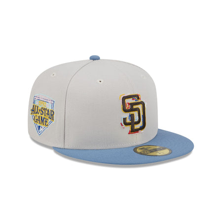 San Diego Padres Color Brush 59FIFTY Fitted Hat