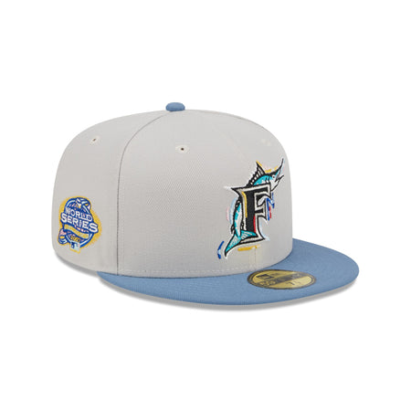 Miami Marlins Color Brush 59FIFTY Fitted Hat