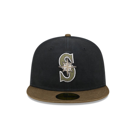 Seattle Mariners Quilted Logo 59FIFTY Fitted Hat