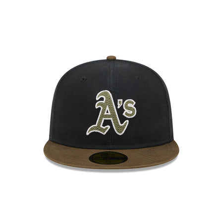 Oakland Athletics Quilted Logo 59FIFTY Fitted Hat