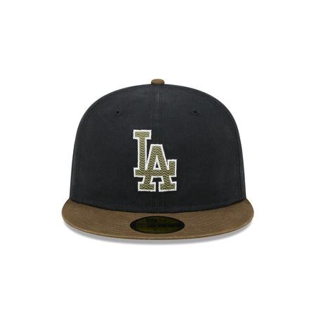 Los Angeles Dodgers Quilted Logo 59FIFTY Fitted Hat