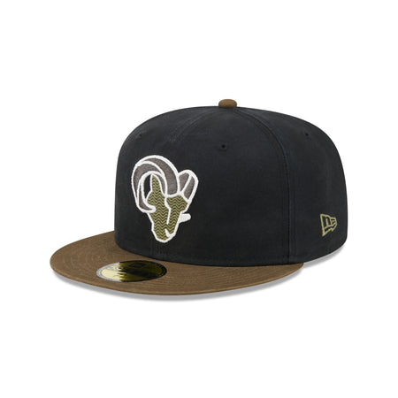 Los Angeles Rams Quilted Logo 59FIFTY Fitted Hat