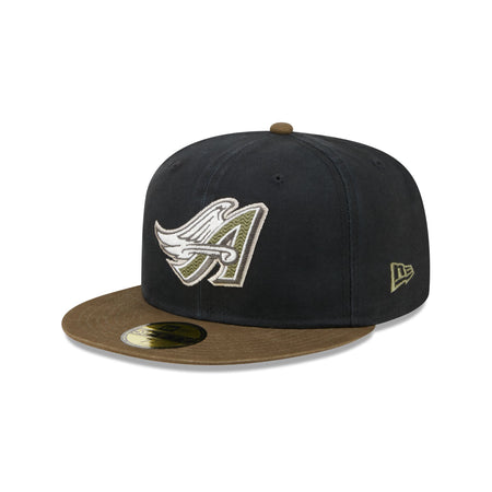Los Angeles Angels Quilted Logo 59FIFTY Fitted Hat