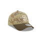 San Diego Padres Tiger Camo 9FORTY A-Frame Snapback Hat