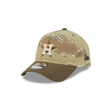 Houston Astros Tiger Camo 9FORTY A-Frame Snapback Hat