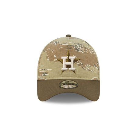 Houston Astros Tiger Camo 9FORTY A-Frame Snapback Hat