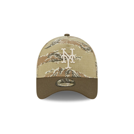 New York Mets Tiger Camo 9FORTY A-Frame Snapback Hat