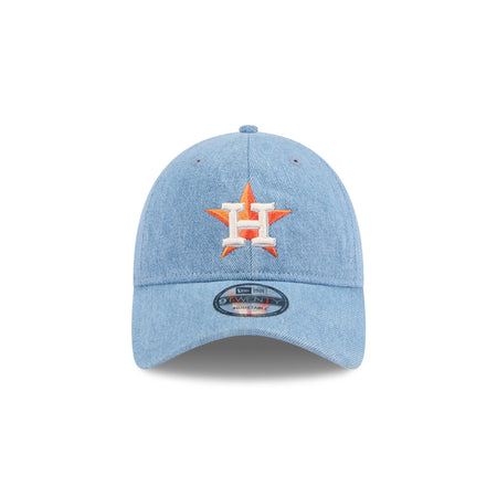 Houston Astros Washed Denim 9TWENTY Adjustable Hat