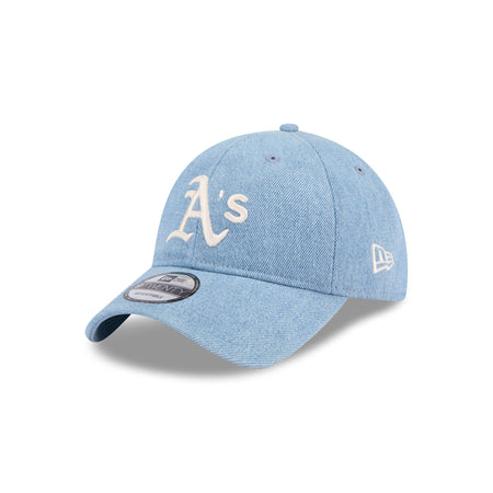Oakland Athletics Washed Denim 9TWENTY Adjustable Hat
