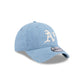 Oakland Athletics Washed Denim 9TWENTY Adjustable Hat