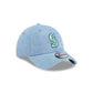 Seattle Mariners Washed Denim 9TWENTY Adjustable Hat