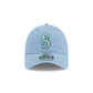 Seattle Mariners Washed Denim 9TWENTY Adjustable Hat