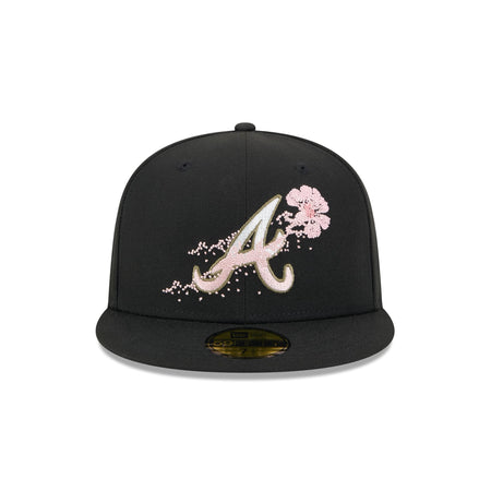 Atlanta Braves Dotted Floral 59FIFTY Fitted