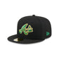 Atlanta Braves Metallic Green Pop 59FIFTY Fitted Hat