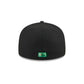 Atlanta Braves Metallic Green Pop 59FIFTY Fitted Hat