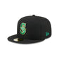 Seattle Mariners Metallic Green Pop 59FIFTY Fitted Hat