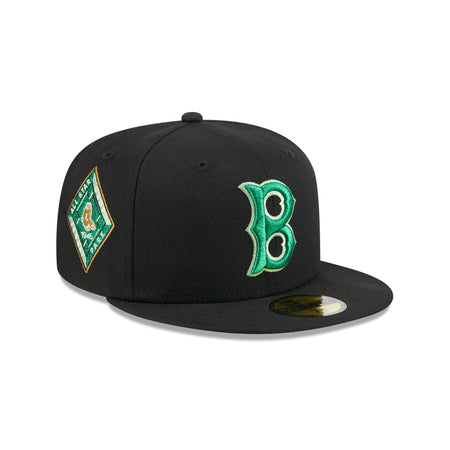 Boston Red Sox Metallic Green Pop 59FIFTY Fitted Hat