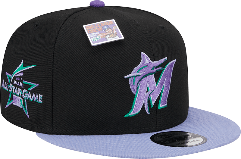 Big League Chew X Miami Marlins Grape 9FIFTY Snapback Hat