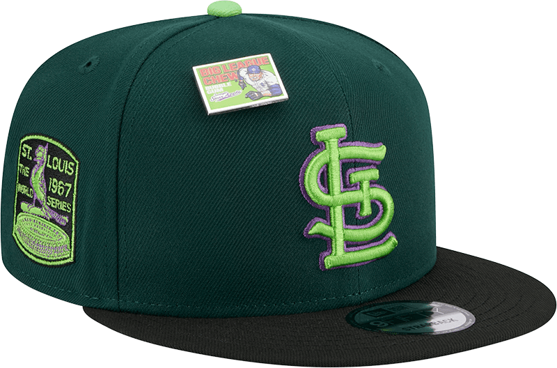 Big League Chew X St. Louis Cardinals Sour Apple 9FIFTY Snapback Hat