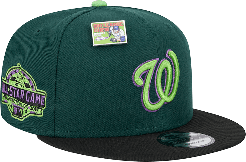 Big League Chew X Washington Nationals Sour Apple 9FIFTY Snapback Hat