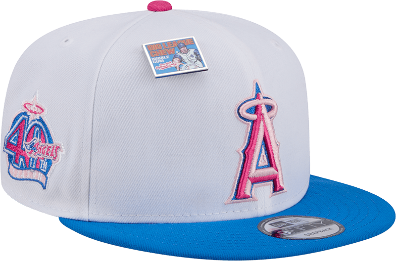 Big League Chew X Los Angeles Angels Cotton Candy 9FIFTY Snapback Hat