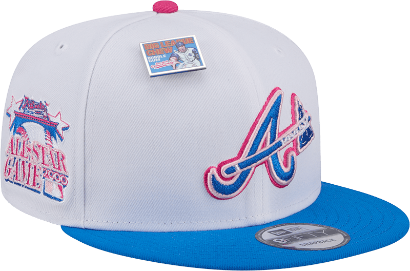Big League Chew X Atlanta Braves Cotton Candy 9FIFTY Snapback Hat