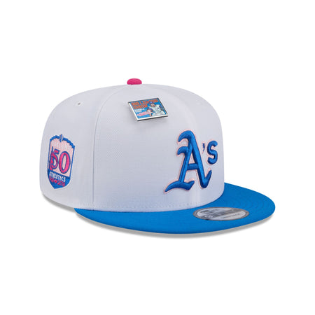 Big League Chew X Oakland Athletics Cotton Candy 9FIFTY Snapback Hat