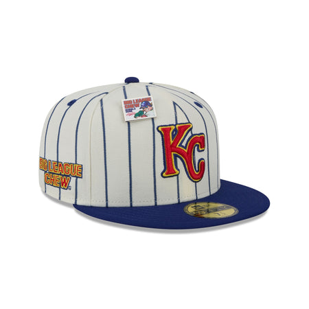 Big League Chew X Kansas City Royals Pinstripe 59FIFTY Fitted Hat