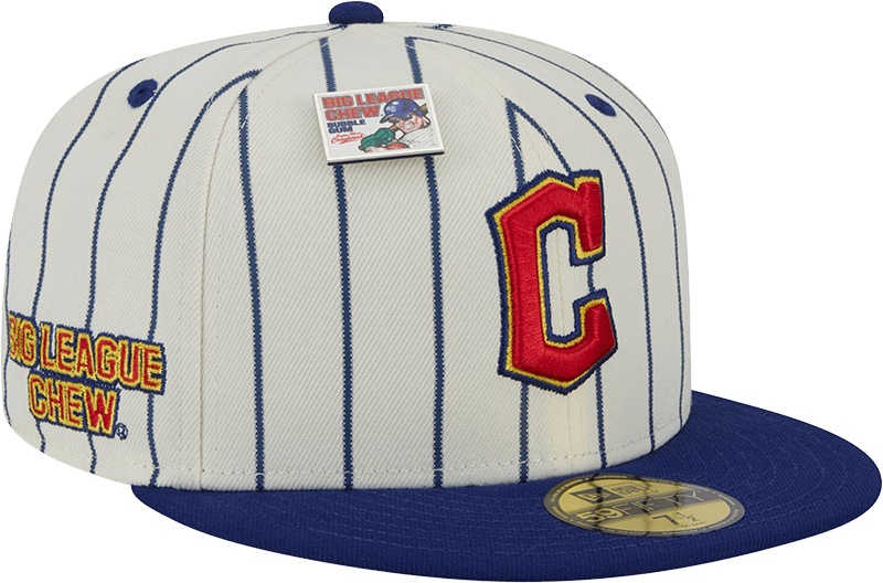 Big League Chew X Cleveland Guardians Pinstripe 59FIFTY Fitted Hat