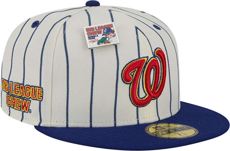Big League Chew X Washington Nationals Pinstripe 59FIFTY Fitted Hat
