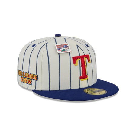 Big League Chew X Texas Rangers Pinstripe 59FIFTY Fitted Hat