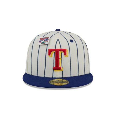 Big League Chew X Texas Rangers Pinstripe 59FIFTY Fitted Hat