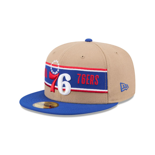 Philadelphia 76ers 2024 Draft 59FIFTY Fitted Hat - New Era Cap