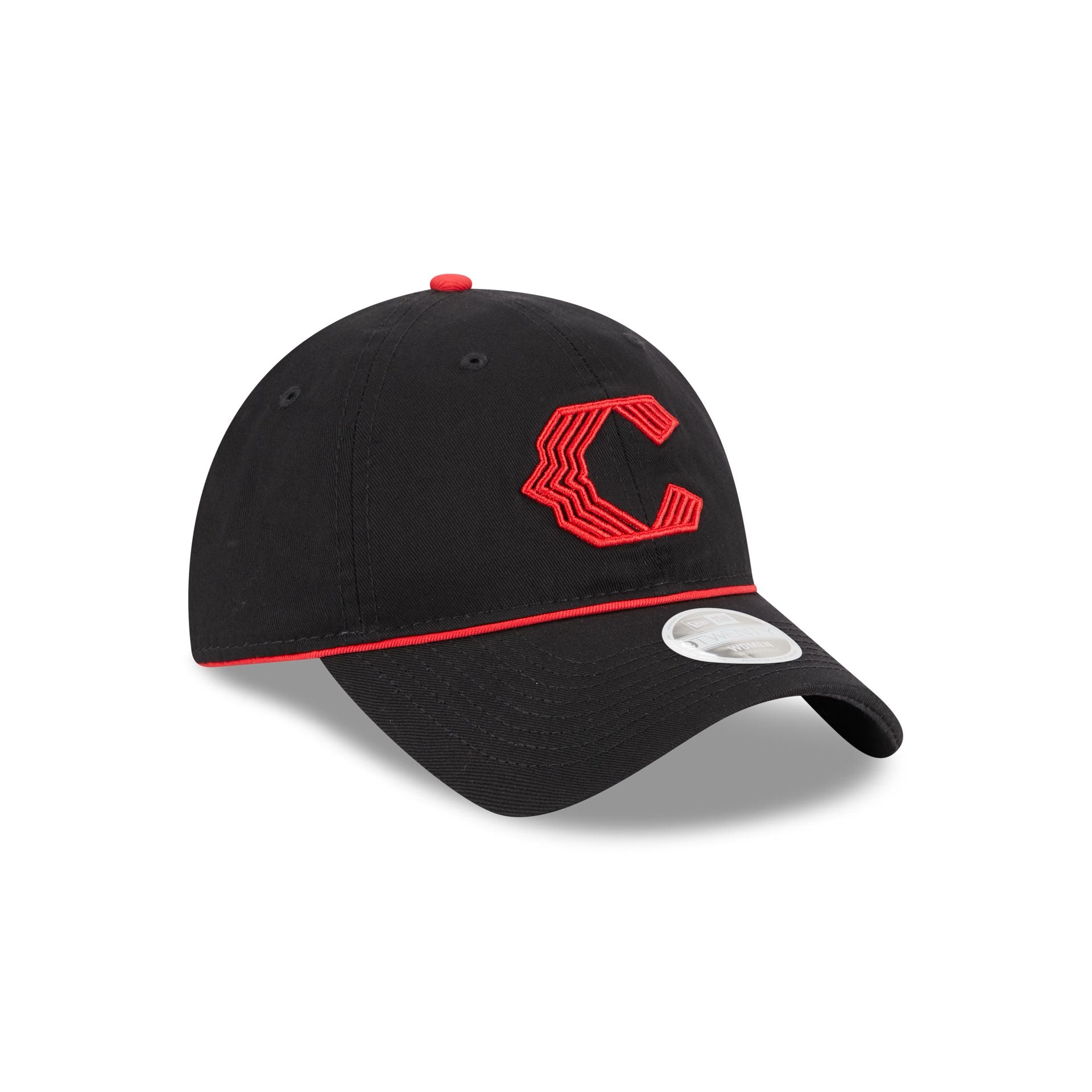 Cincinnati Reds 2026 City Connect Women's Black 9TWENTY Adjustable Hat