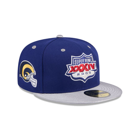 Los Angeles Rams Super Bowl Side Patch 59FIFTY Fitted Hat