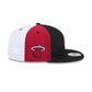 Miami Heat Front Logoman 9FIFTY Snapback Hat