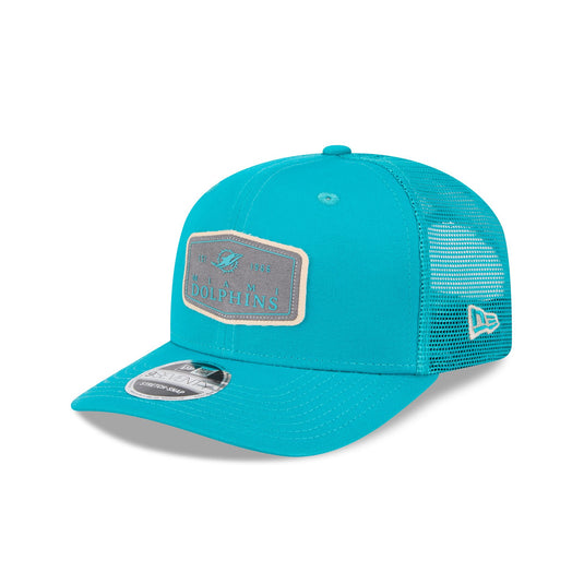 Miami Dolphins Labeled 9SEVENTY Stretch-Snap Hat - New Era Cap