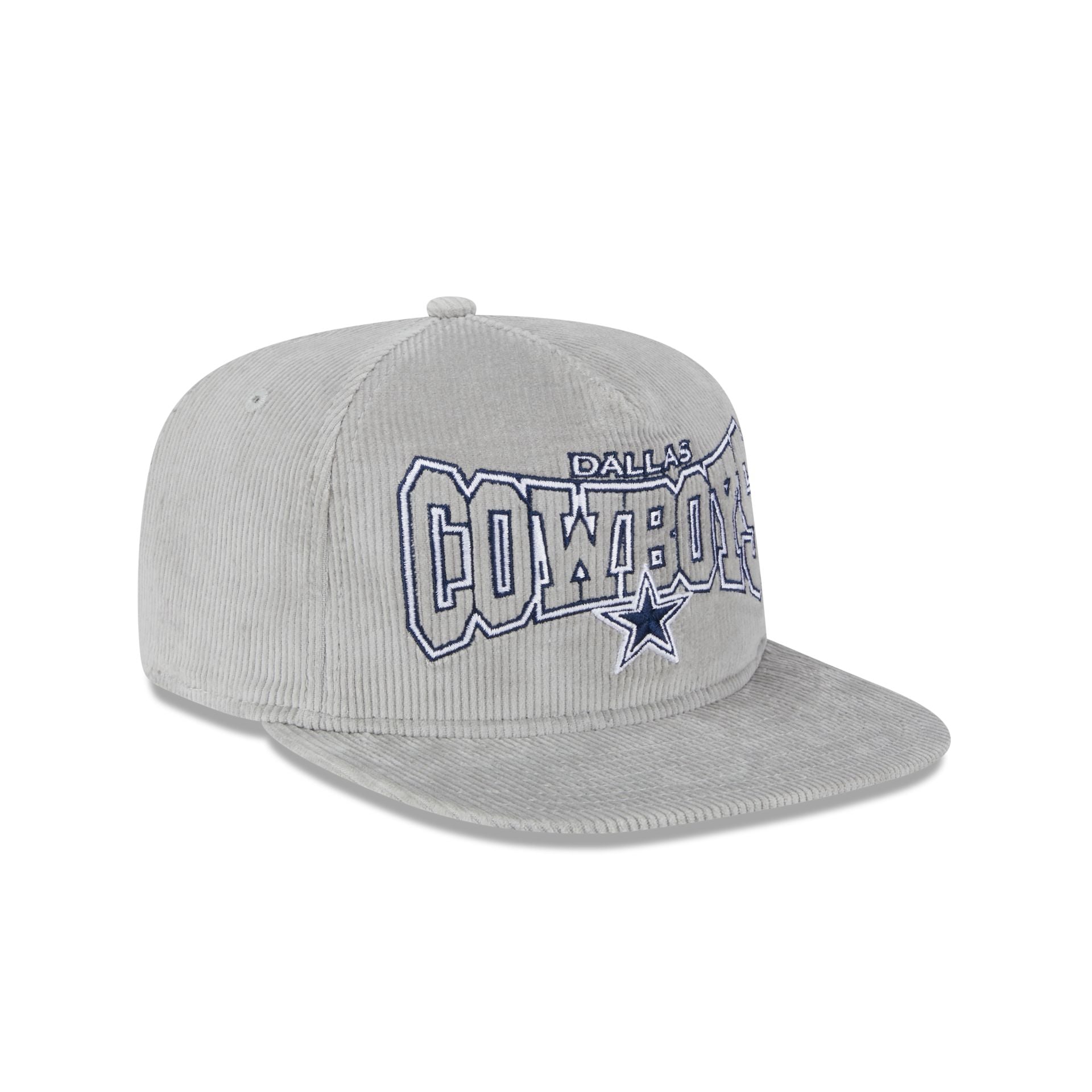 Dallas Cowboys Gray Cord Golfer Hat