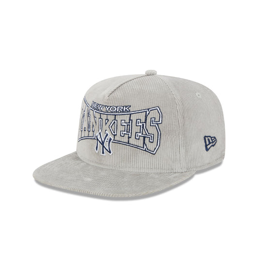 New York Yankees Gray Cord Golfer Hat - New Era Cap